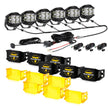 V-max Series 6Pcs Side Shooter Pod Lights with Power Harness
