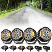 V-ULTRA Series | 5 Inch 172W LED Side Shooter White Pod Lights with Amber DRL