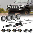 V-ULTRA Series  3/5/7/9 Inch LED Side Shooter Amber/White Pod Lights with Amber DRL