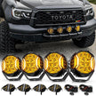V-ULTRA Series | 5 Inch 172W LED Side Shooter Amber Pod Lights with Amber DRL