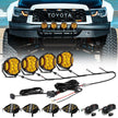 V-ULTRA Series  3/5/7/9 Inch LED Side Shooter Amber/White Pod Lights with Amber DRL