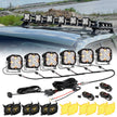 XP-ULTRA Series 4.5 Inch LED Pod Lights Off Road Lights with Amber DRL