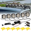 XP-ULTRA Series 4.5 Inch LED Pod Lights Off Road Lights with Amber DRL