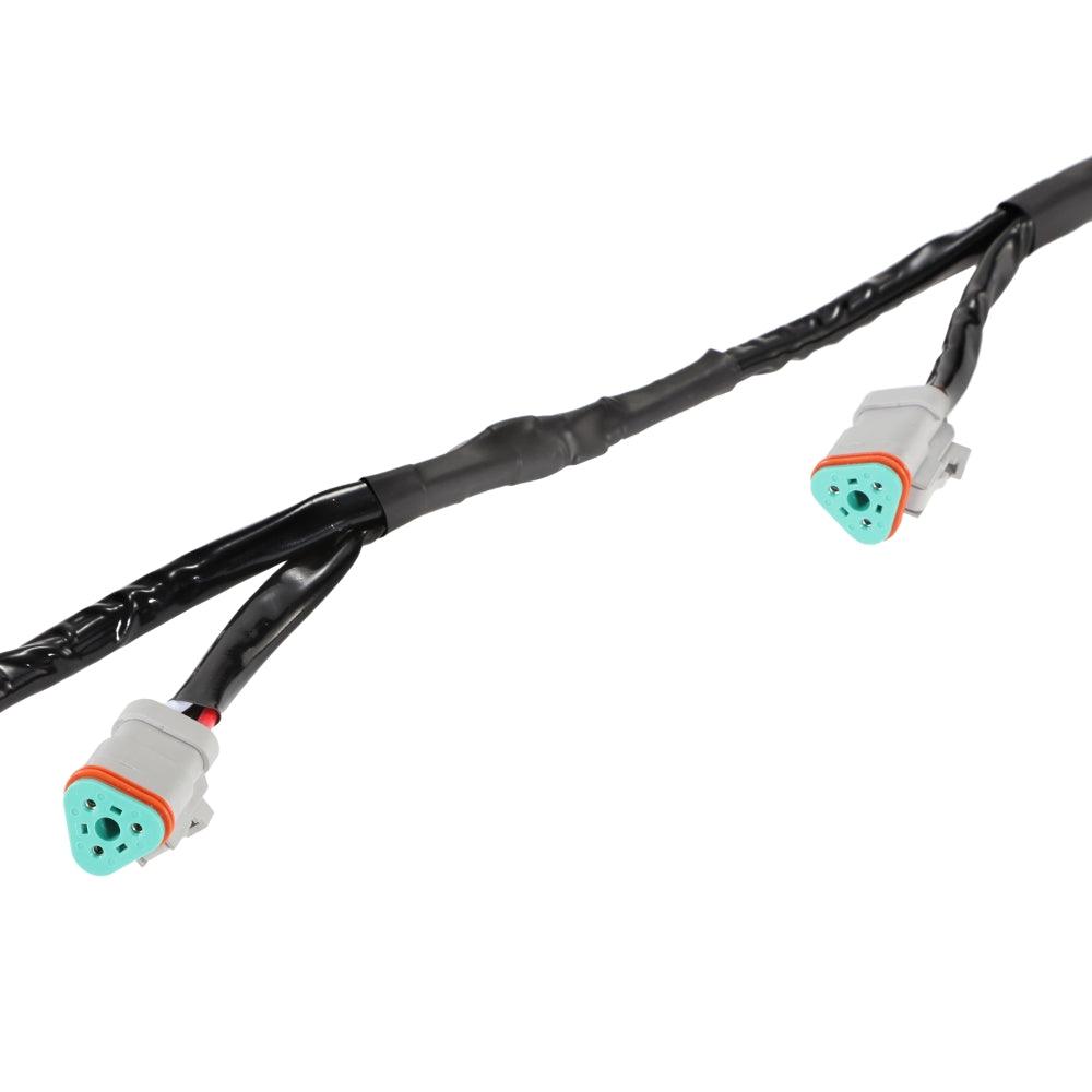 V-max Series 6Pcs Side Shooter Pod Lights with Power Harness