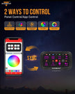 AUXBEAM AR-800 RGB Switch Panel, Off Road Lights Controller