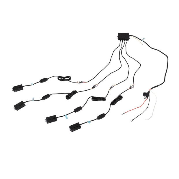 (6pcs/set)Multi-Mode Smart Control Module LED Grille Light Kit 17mm Dual-Color White/Yellow LED System with Custom Brackets