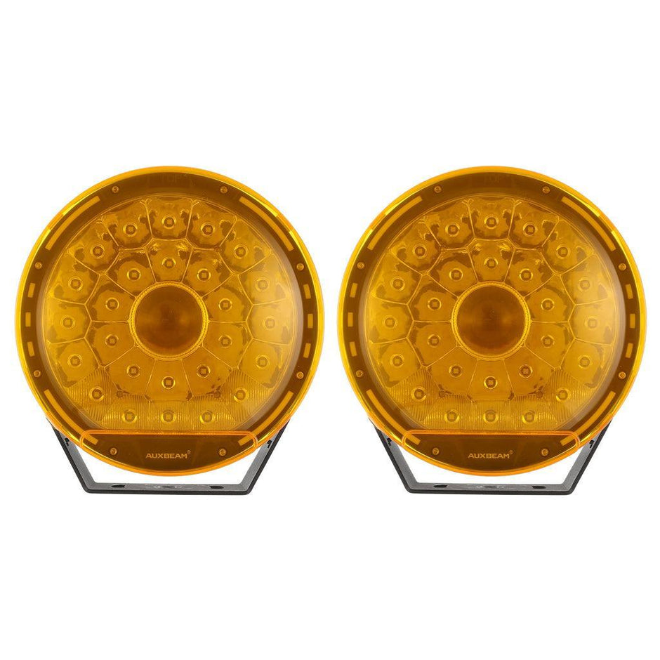 (2pcs/set) 9 INCH 270W 37776LM 360-PRO Series Custom Lens LED Driving Lights+Amber/Black Covers(Optional) for Toyota Tacoma 2016 2017 2018 2019 2020 2021