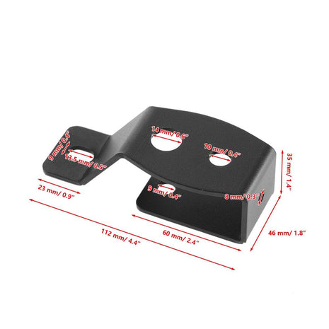 3 Inch 96W 9600LM LED Pods 6 Modes LED Driving Light with A-Pillar Mounting Bracket For Ford Bronco 2/4 Door 2021 2022