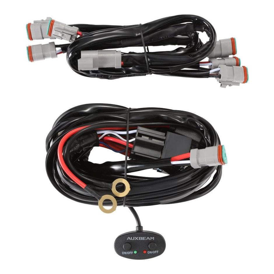 6-LED Pod Light Power Wiring Harness Kit with 3 PIN DT Plug