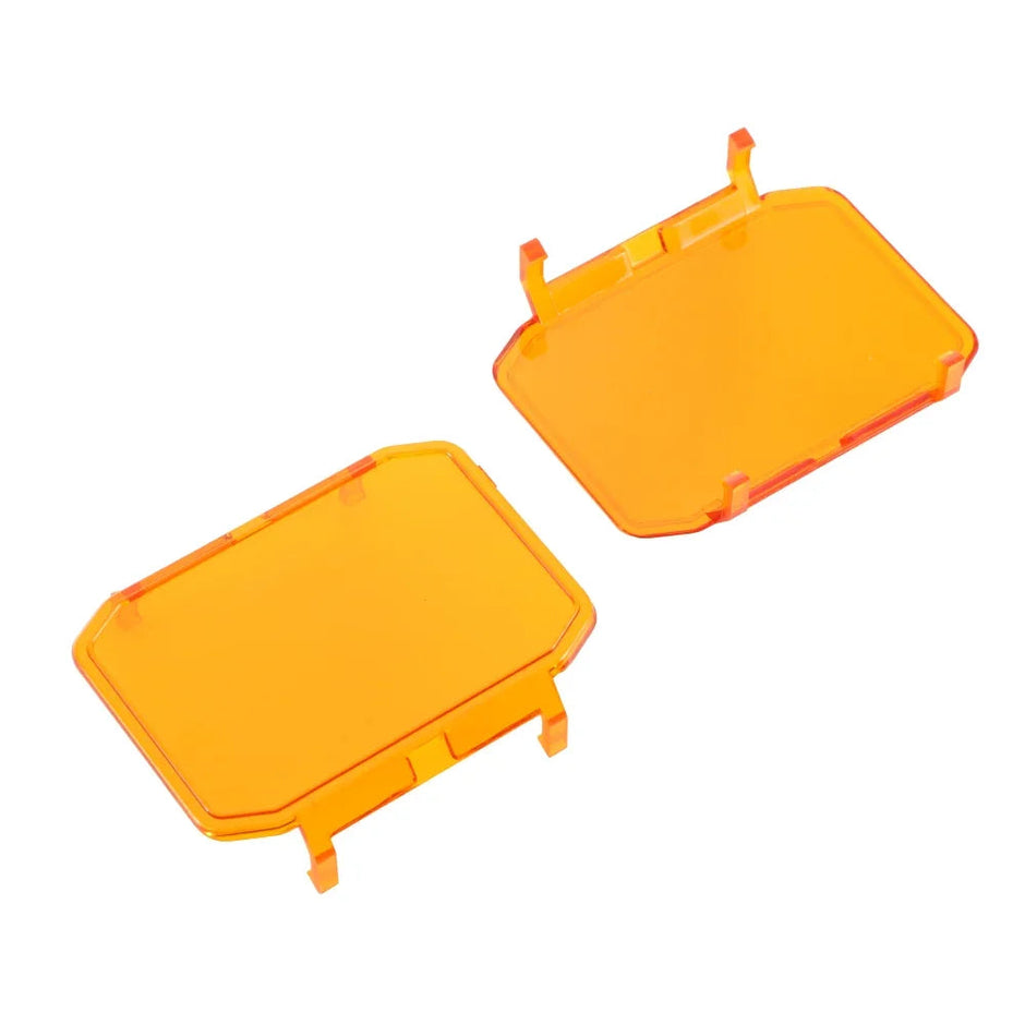 R4 Series 4 Inch LED Pod Lights Dark Amber Cover Light Shield Cover