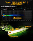 V-ULTRA Series | 7 Inch 226W LED Side Shooter White Pod Lights with Amber DRL