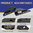 3 Inch 80W 9600LM LED Pods Lights White&Yellow with Front Bumper Fog Light Mount Brackets For Ford Bronco 2021 2022