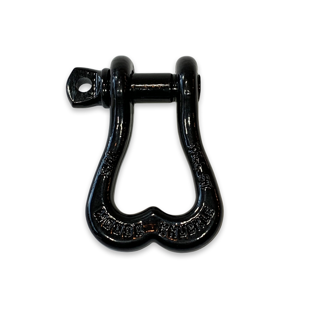 Moose Knuckle XL Black Hole D-Ring 3/4" Shackle for Towing Off-Road Jeep, Tacoma, 4-Runner, 4x4 Truck and SxS Vehicle Recovery