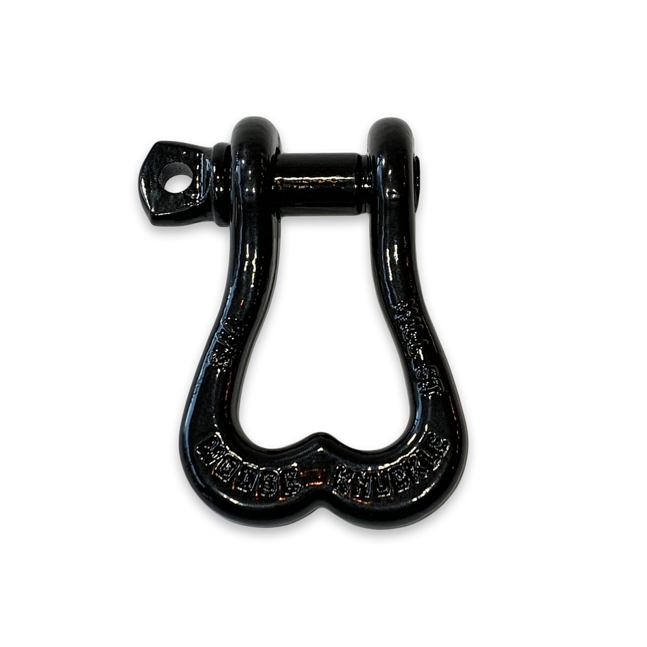 Moose Knuckle XL Black Hole D-Ring 3/4" Shackle for Towing Off-Road Jeep, Tacoma, 4-Runner, 4x4 Truck and SxS Vehicle Recovery