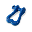 Moose Knuckle XL Blue Balls Powder Coated Colored Shackle for Tow Straps, Off Roading and Truck Nuts Vehicle Recovery
