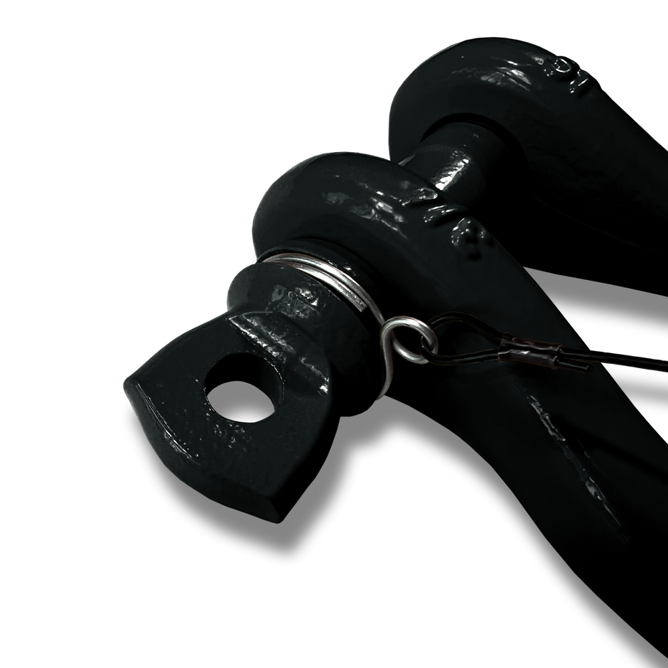 B'oh Spin Pin Shackle 3/4 (Black) Close Up