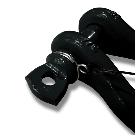 B'oh Spin Pin Shackle 3/4 (Black) Close Up