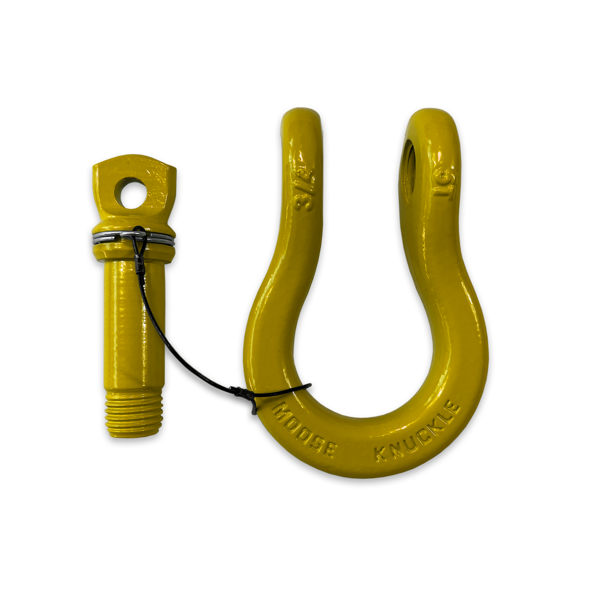 B'oh Spin Pin Shackle 3/4 (Yellow) Pin and Body