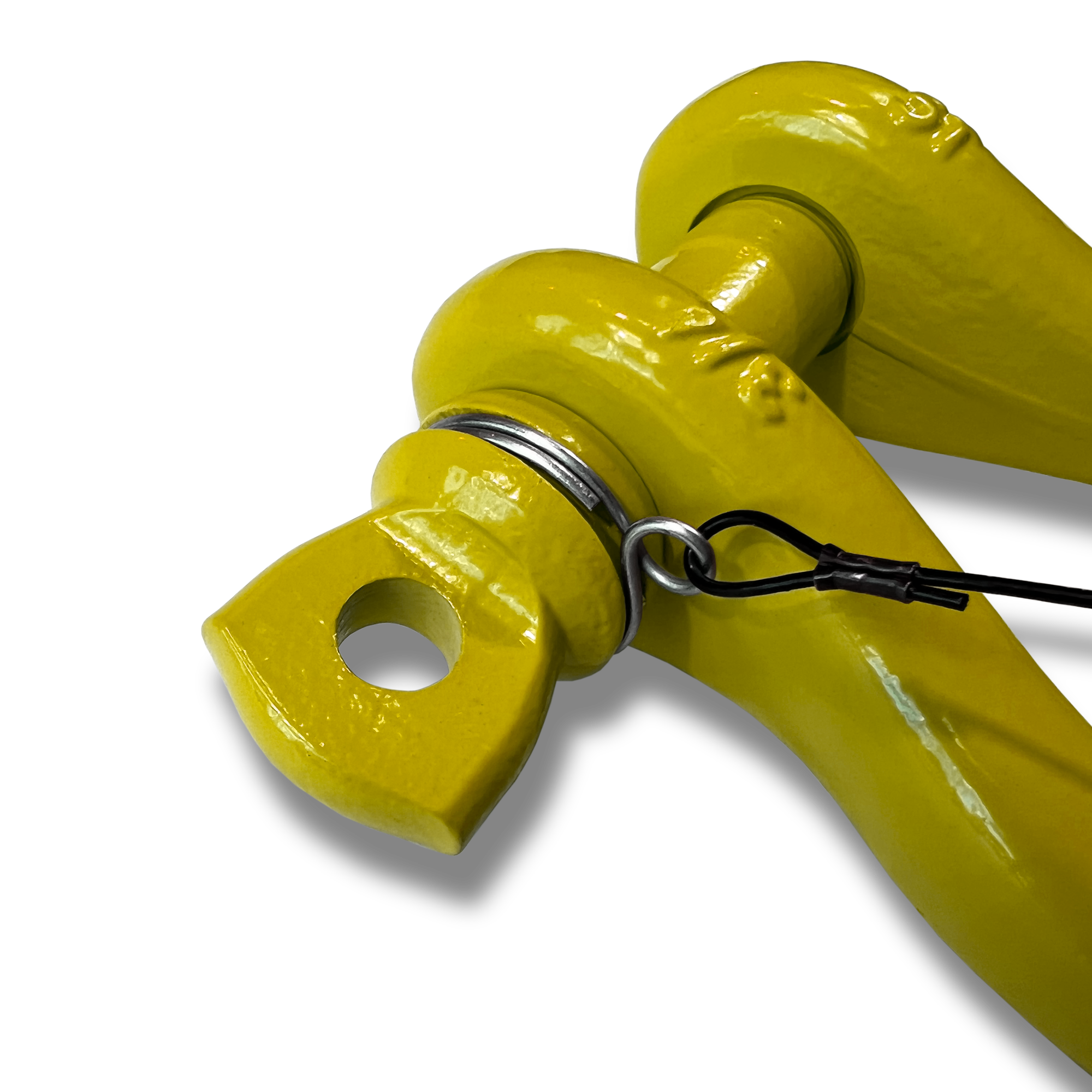 B'oh Spin Pin Shackle 3/4 (Yellow) Close Up