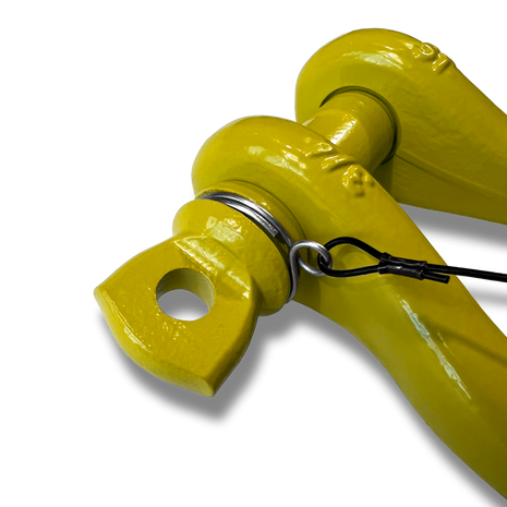 B'oh Spin Pin Shackle 3/4 (Yellow) Close Up