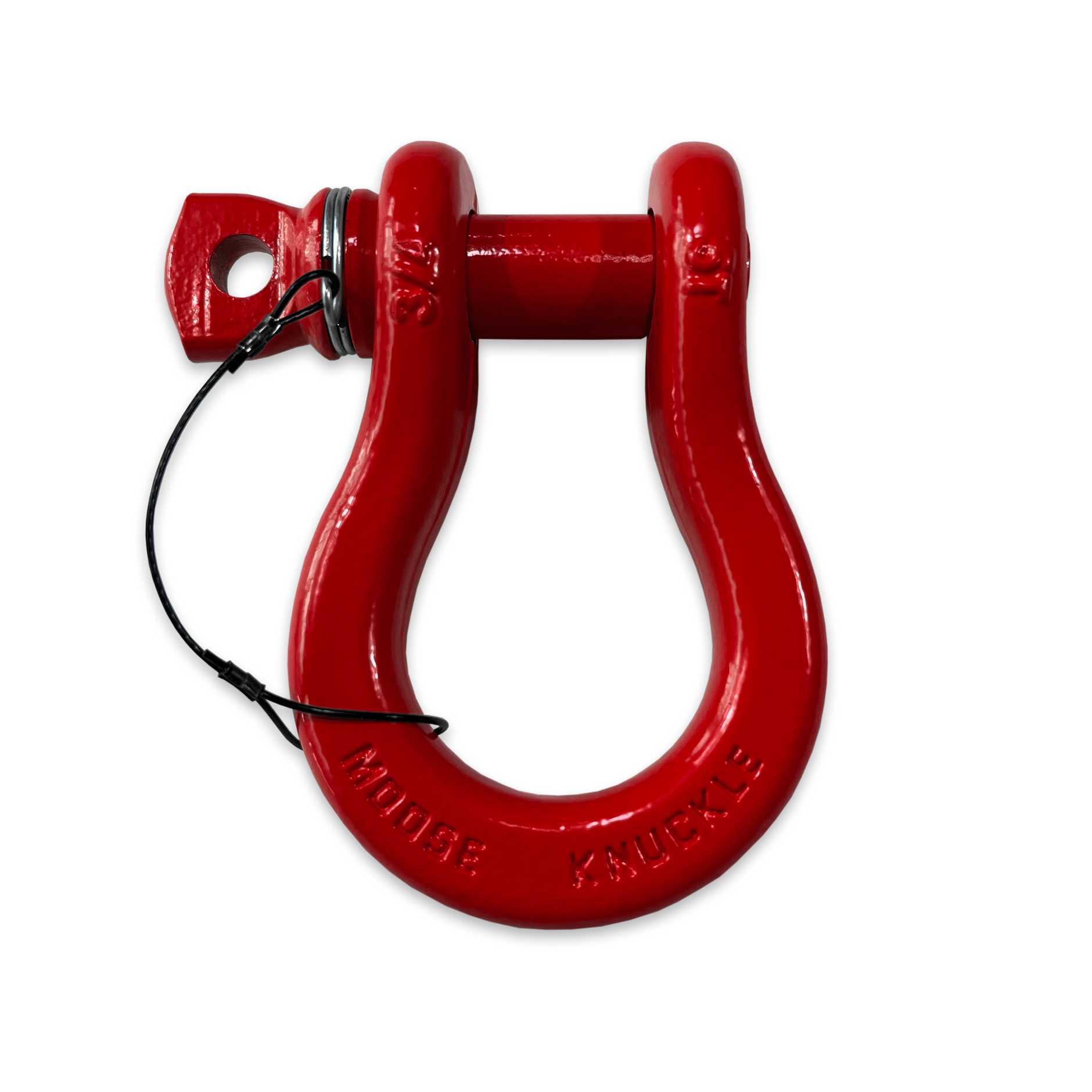 B'oh Spin Pin Shackle 3/4 (Red) – Maverick Overland Australia
