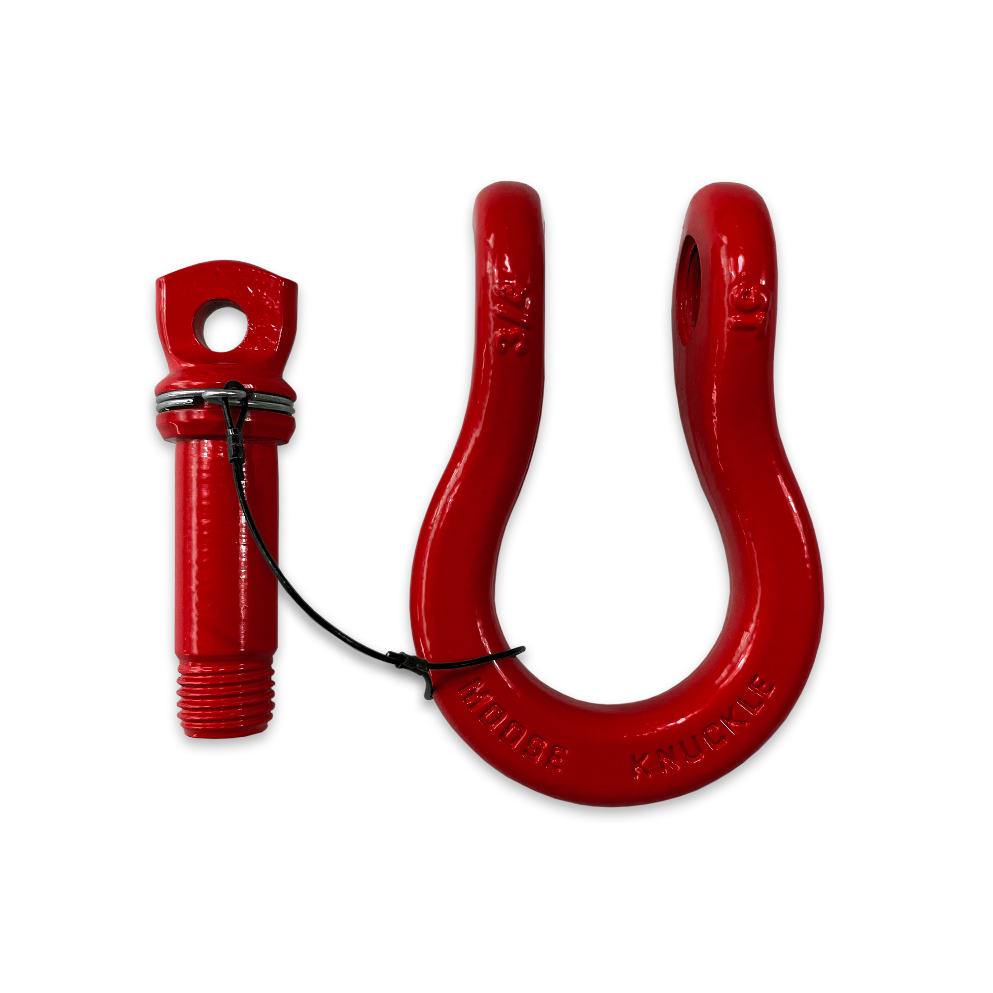 B'oh Spin Pin Shackle 3/4 (Red) Pin and Body
