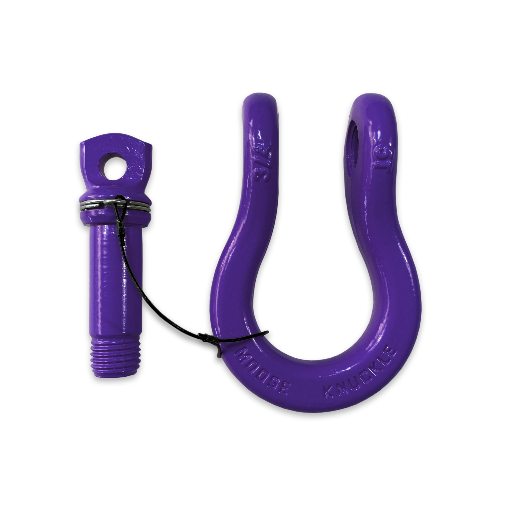 B'oh Recovery Spin Pin Shackle 3/4 (Purple) Pin and Body