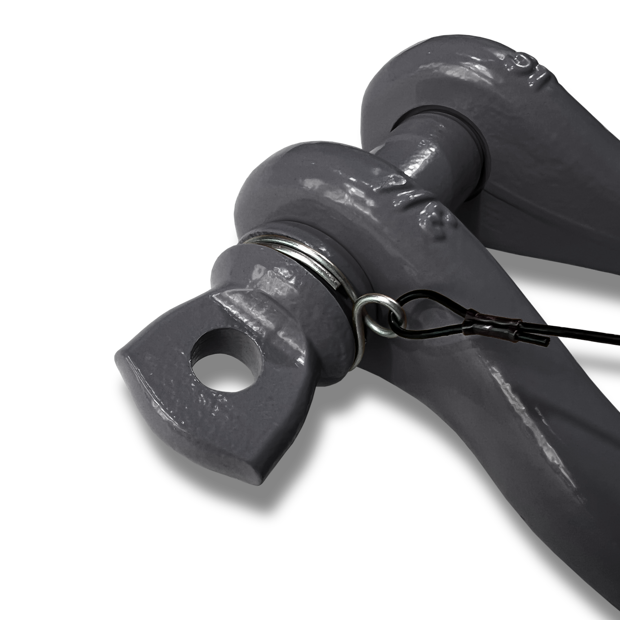 B'oh Spin Pin Shackle 3/4 (Gray) Close Up