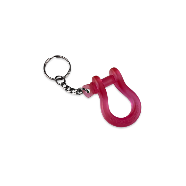B'oh Shackle Screw Pin Key Chain in Red