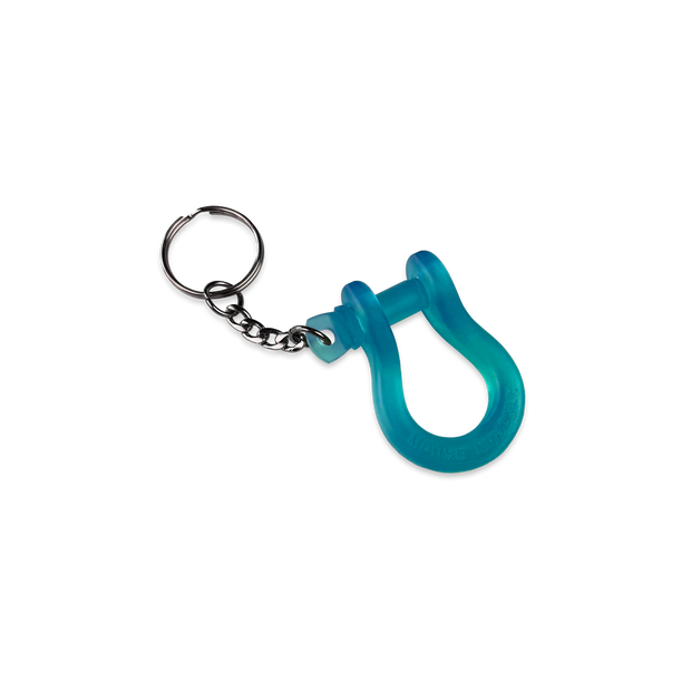 B'oh Shackle Screw Pin Key Chain in Blue Chill