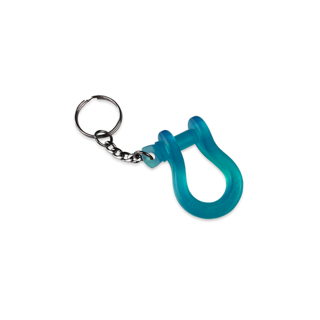 B'oh Shackle Screw Pin Key Chain in Blue Chill