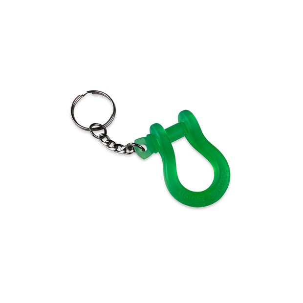 B'oh Shackle Screw Pin Key Chain in Slime Green