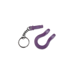 B'oh Shackle Screw Pin Key Chain in Purple Nurple Pin and Body
