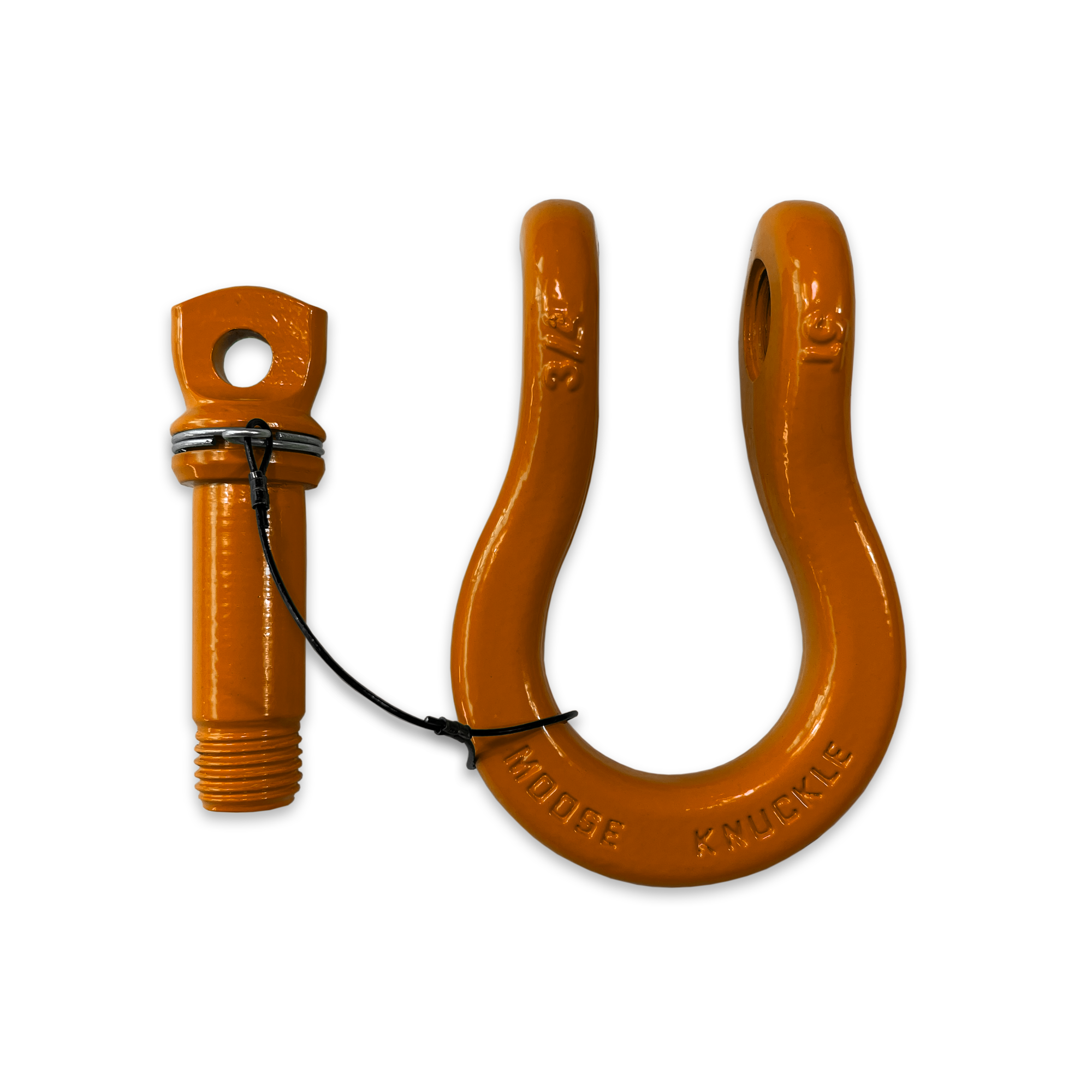 B'oh Spin Pin Shackle 3/4 (Orange) Pin and Body