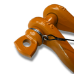 B'oh Spin Pin Shackle 3/4 (Orange) Close Up