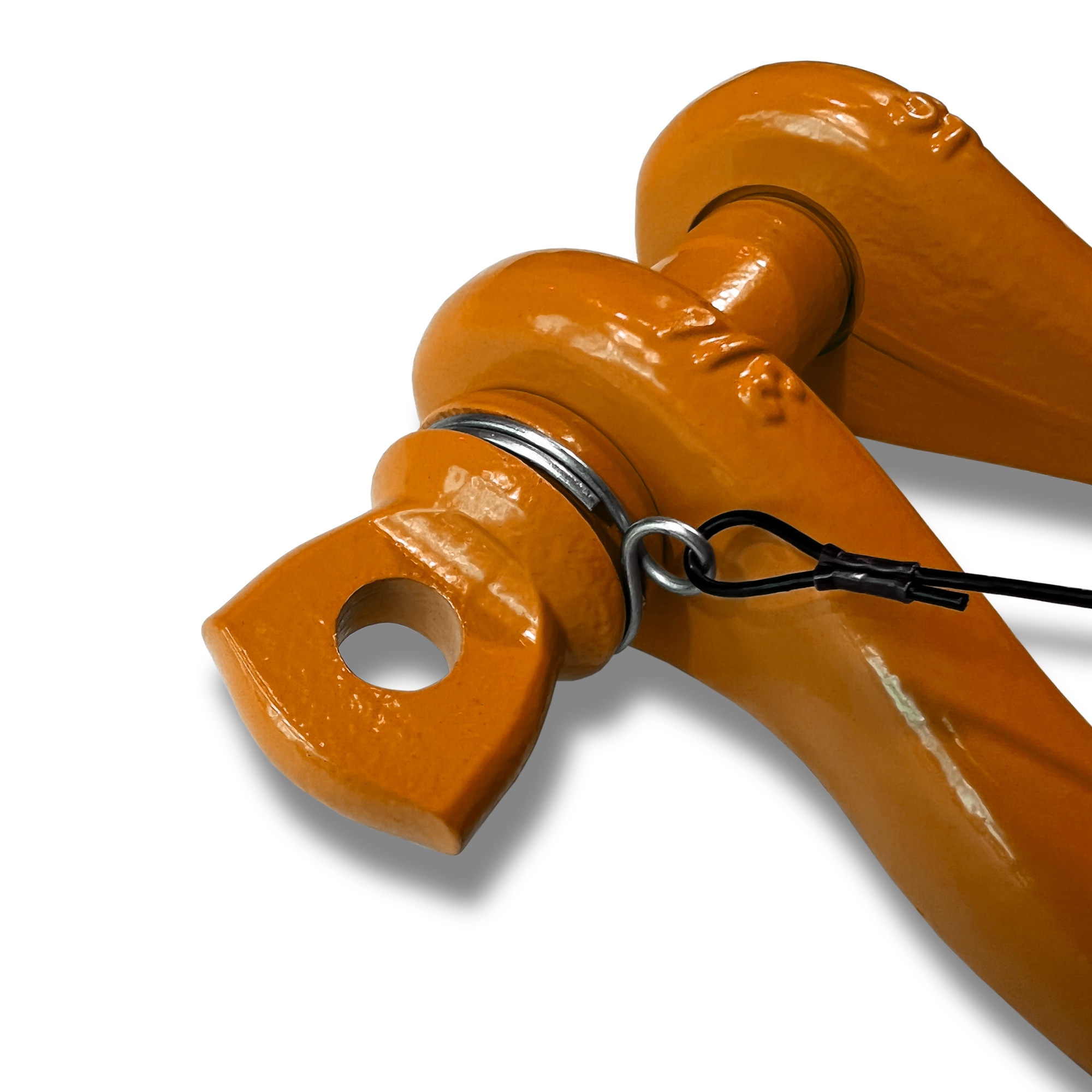 B'oh Spin Pin Shackle 3/4 (Orange) Close Up