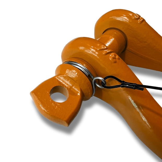 B'oh Spin Pin Shackle 3/4 (Orange) Close Up