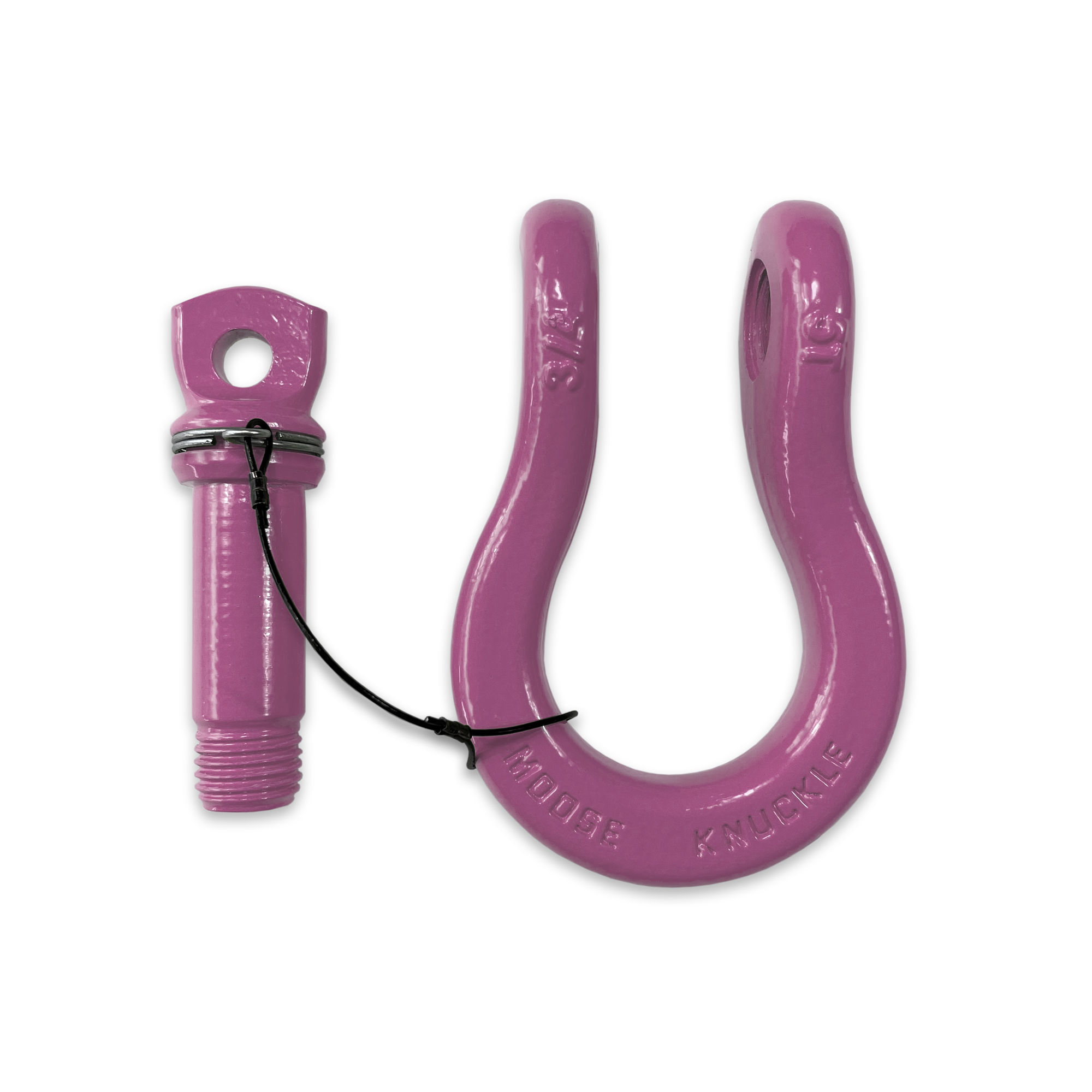 B'oh Spin Pin Shackle 3/4 (Pink) Pin and Body
