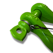B'oh Spin Pin Shackle 3/4 (Green) Close Up