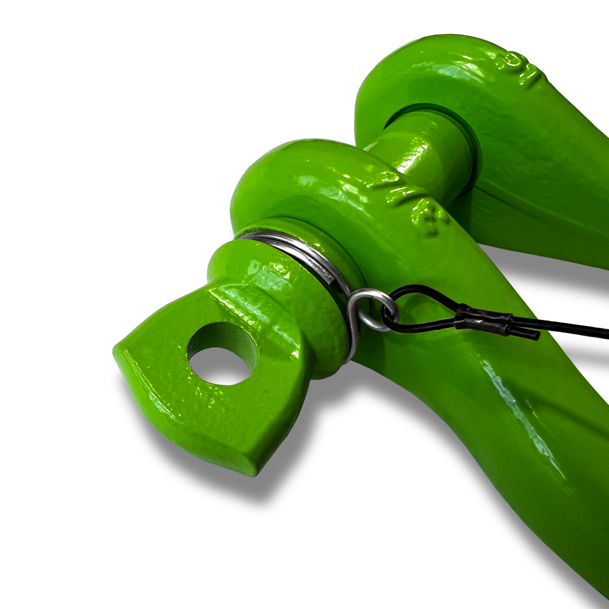B'oh Spin Pin Shackle 3/4 (Green) Close Up