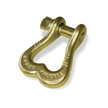 Moose Knuckle XL Brass Knuckle Powder Coated Colored Shackle for Tow Straps, Off Roading and Truck Nuts Vehicle Recovery