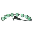 Color Play Series RGB Version 8-LED Pod Light Power Wiring Harness Kit with 3 PIN DT Plug