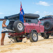 Tough Toys Universal 4WD & Caravan Rear License Plate Relocation Bracket