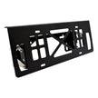 Carbon Offroad Stainless Steel Black Powdercoat Pull-Up Number Plate Bracket V2