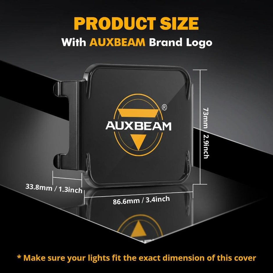 3 Inch LED Driving Light Black Cover Light Shield Cover