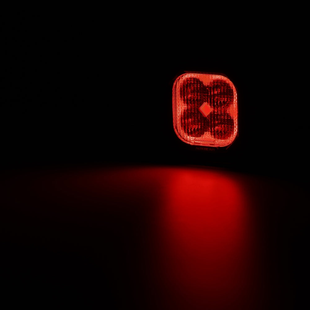 Color Play Series 3 Inch 116W RGB LED Pod Lights Flood Off Road Lights With 8 Backlight Options