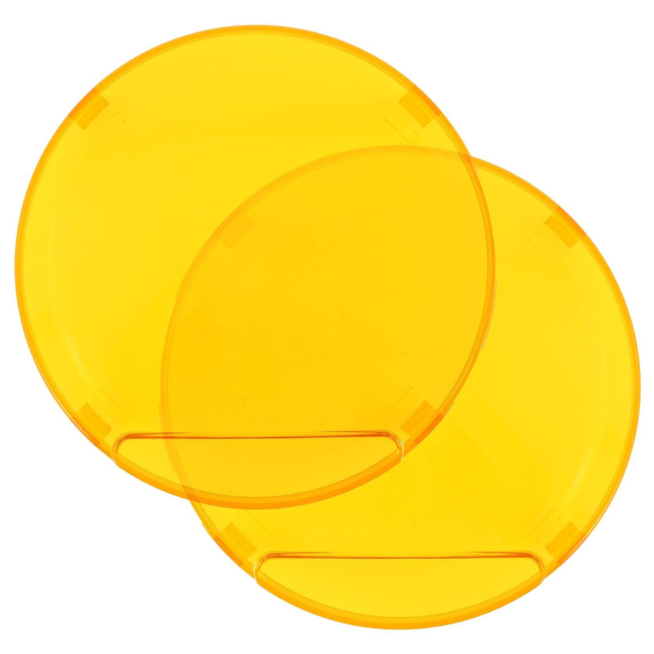 (2pcs/set) 9 Inch Round LED Driving Light Amber Cover Light Shield Cover