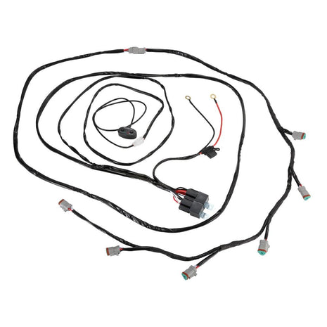 C4 Series | 4 Inch 110W 11000LM LED Pods Offroad LED Driving Lights with Amber DRL