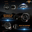 (2pcs/set) 4 Inch Round LED Fog Lamps with 2 Brackets for 2018 2019 2020 Jeep Wrangler JL JLU Jeep Gladiator JT