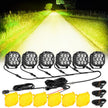CUBE-Z Series 4 Inch Spot LED Pod Lights Off Road Lights with White DRL & Amber Turn Signal Lights